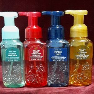 Bath and Body Works Winter Foam Soaps Bundle/4! ❄️